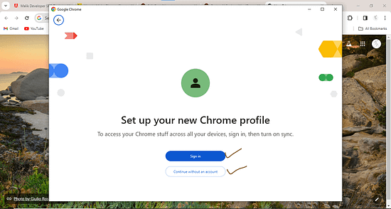 google Chrome profiles