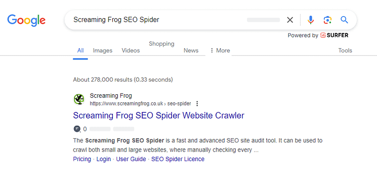 seo tools: screamingfrog