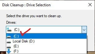 drive selection