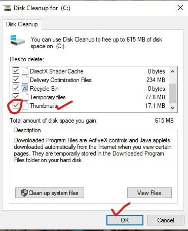 DISK CLEANUP