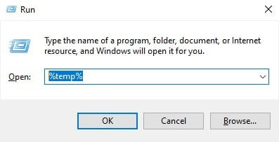 how to delete temporary files